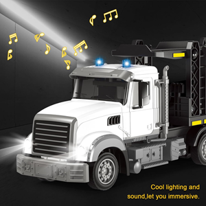 ماشین کنترلی تریلی خودرو بر بزرگ Remote Control TRANSPORT TRUCK مقیاس 1:24_اسباب بازی